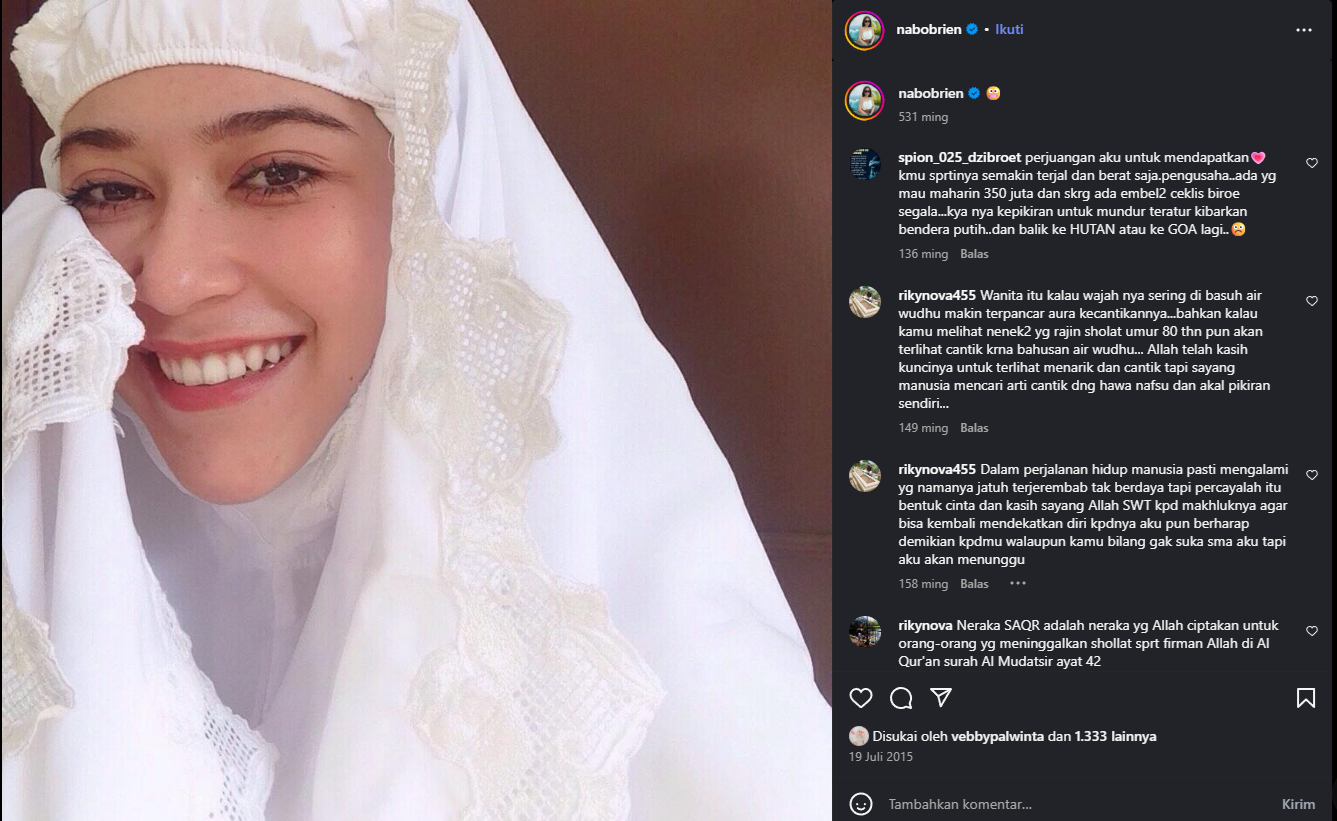 Agama Nabila O'brien